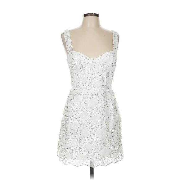 Show Me Your Mumu Off the Market Dress in Embellished Tulle Floral XL NWT - Picture 4 of 8